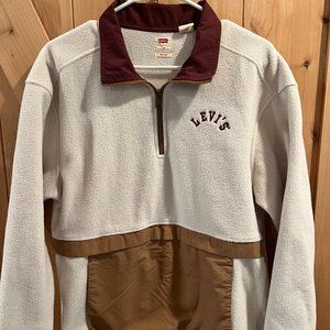 Levi's Quarter Zip Fleece | Men's Small